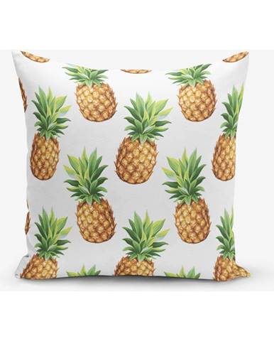 Obliečka na vankúš s prímesou bavlny s motívom ananasu Minimalist Cushion Covers, 45 × 45 cm