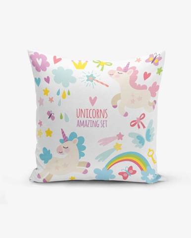 Obliečka na vankúš s prímesou bavlny Minimalist Cushion Covers Unicorn Child, 45 × 45 cm