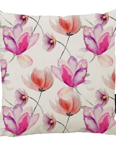 Obliečka na vankúš Butter Kings z bavlny Pink Tulips, 45 x 45 cm