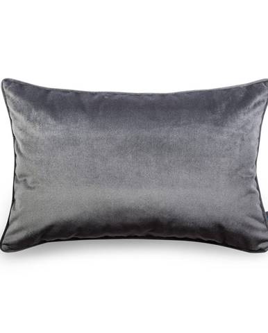 Sivá obliečka na vankúš WeLoveBeds Dark, 40 × 60 cm