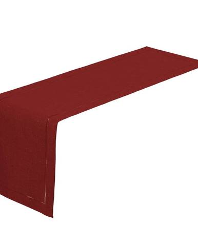 Červený behúň na stôl Casa Selección, 150 x 41 cm