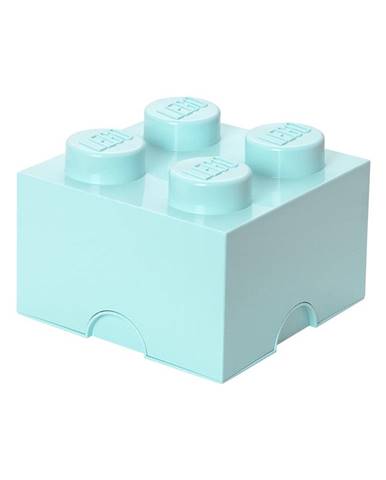 Svetlomodrý úložný box štvorec LEGO®