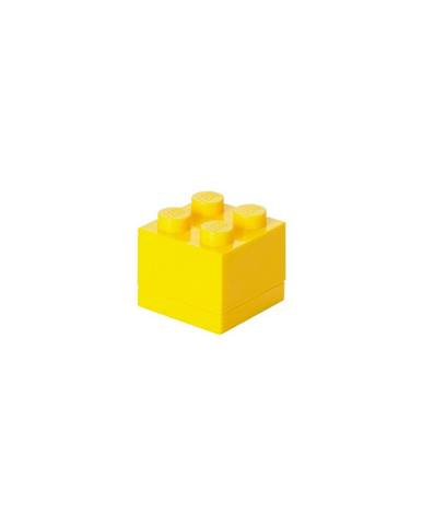 Žltý úložný box LEGO® Mini Box