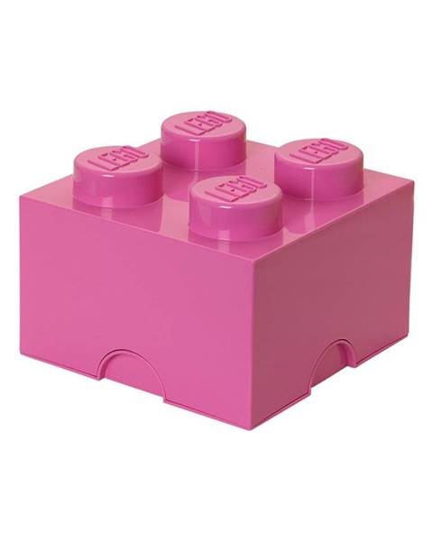 LEGO® Ružový úložný box štvorec LEGO®