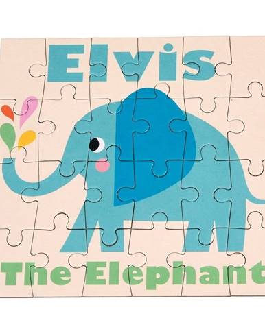 24-dielne puzzle Rex London Elvis The Elephant