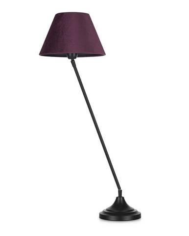 Čierno-fialová stolová lampa Markslöjd Garda