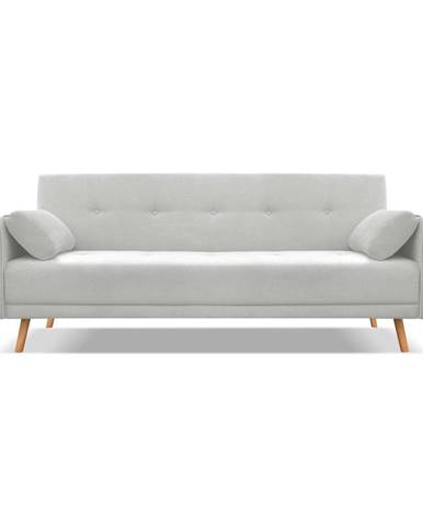 Svetlosivá rozkladacia pohovka Cosmopolitan Design Stuttgart, 212 cm