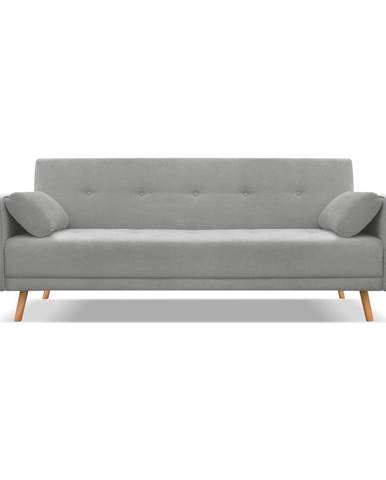 Tmavosivá rozkladacia pohovka Cosmopolitan Design Stuttgart, 212 cm