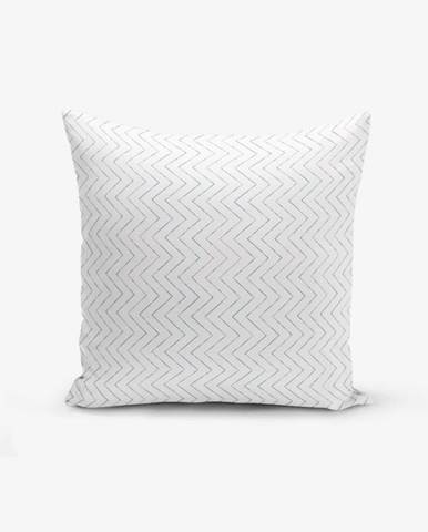 Obliečka na vankúš s prímesou bavlny Minimalist Cushion Covers Colorful Zigzag Puro, 45 × 45 cm