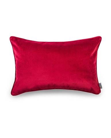 Červená obliečka na vankúš WeLoveBeds Elegant Burgundy, 40 × 60 cm