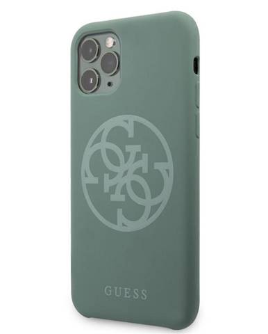 Kryt na mobil Guess 4G Silicone Tone na iPhone 11 Pro Max zelený