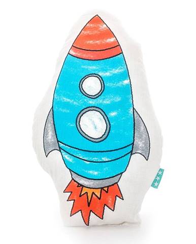 Bavlnený vankúšik Mr. Fox Space Rocket 40 × 30 cm