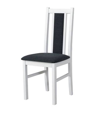 Jedálenská stolička BOLS 14 biela/čierna